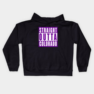 Straight outta Colorado Kids Hoodie